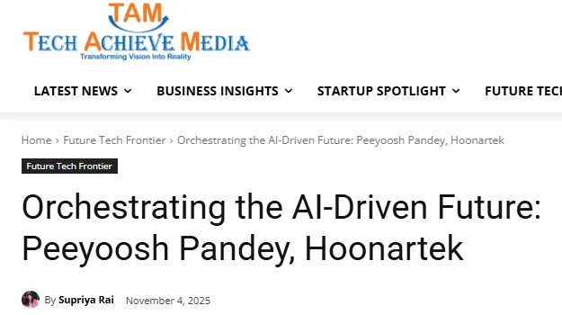 Tech Achieve Media interview on orchestrating the AI-driven future